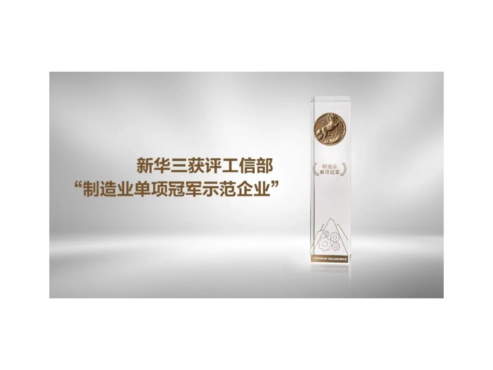 实“智”名归！新华三入选工信部第六批制造业单项冠军名单
